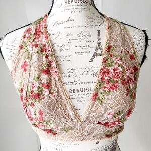 Lily Rain like new halter bra top L